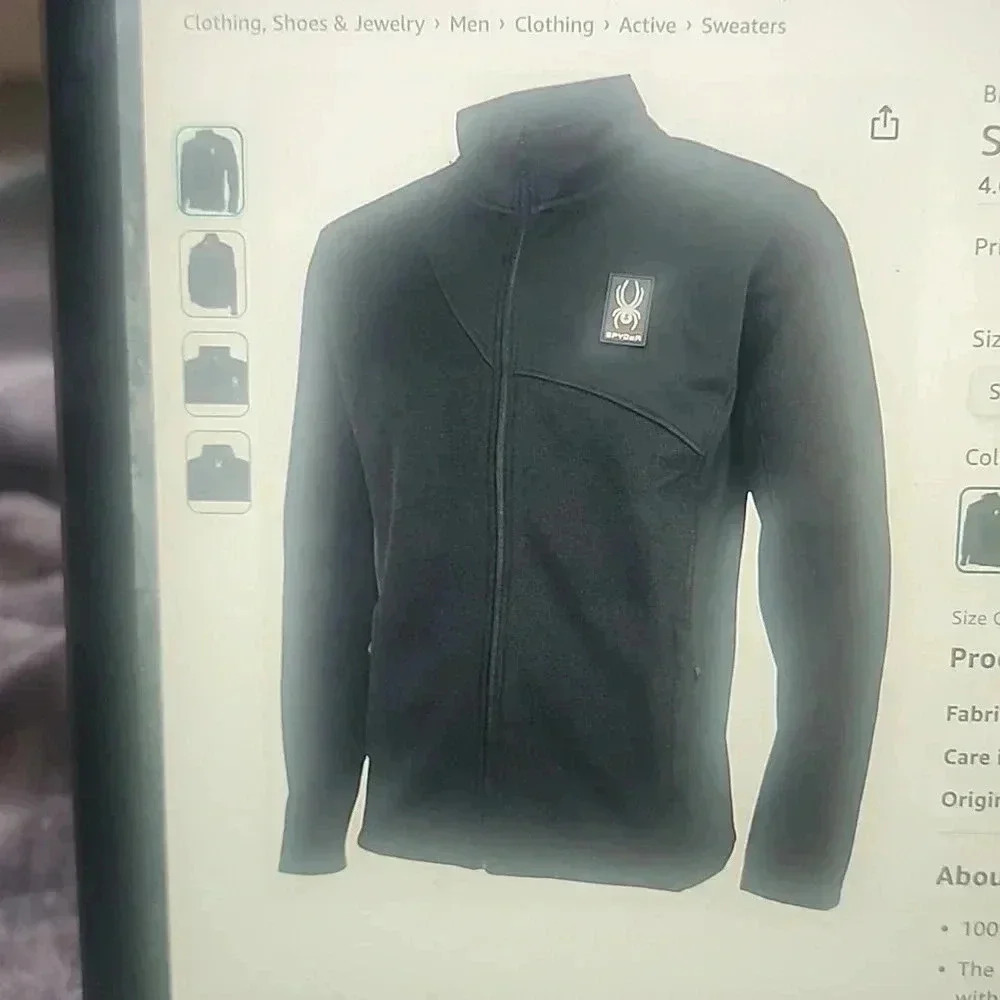 SPYDER CIRCUIT  MENS FULL ZIP JACKET SIZE S